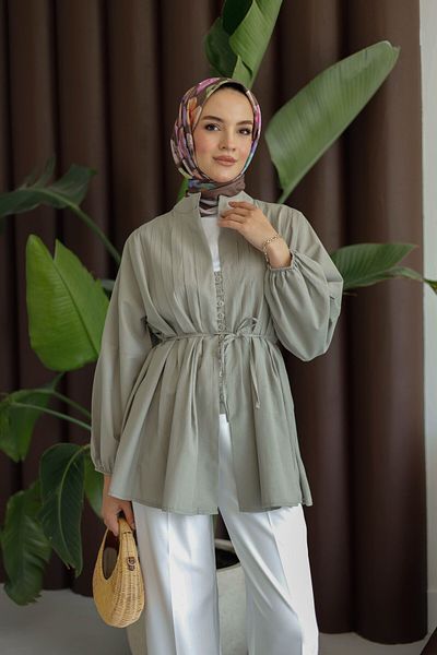 MOONSC Ribbed Linen Tee Shirt