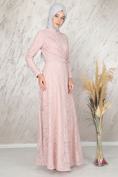 Skygo Ahunisa Tanem Evening Dress Powder 6525