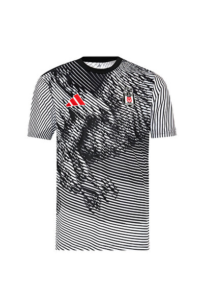 adidas Beşiktaş 2025/26 Maç Önü Erkek Siyah Futbol Forma JL7938