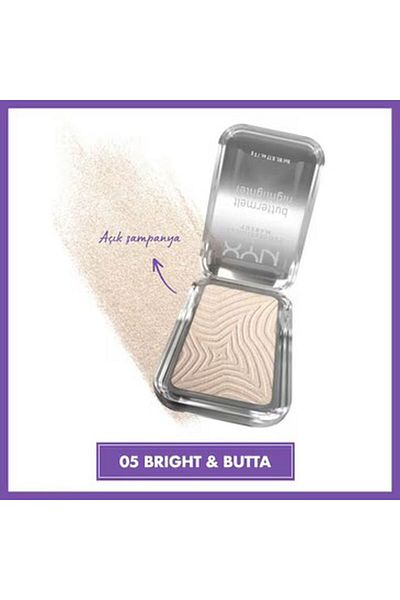 NYX بودرة كريمية لتفتيح البشرة من بوتيرميلت 05 برايت آند بوتا