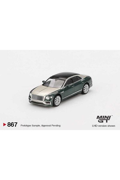 mini gt 1:64 Bentley Flying Spur White Sand Verdant Diecast Model Car