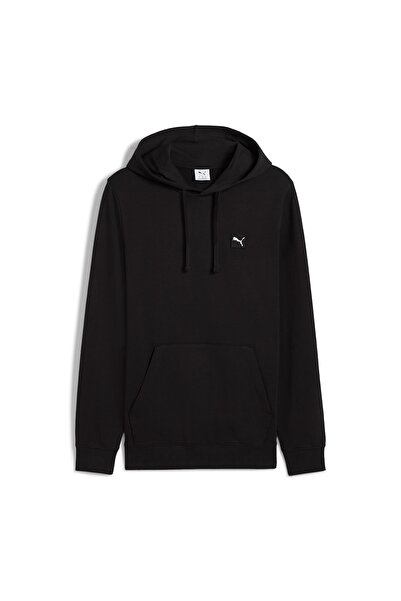 Puma Ess Elevated Hoodie Erkek Siyah Günlük Stil Sweatshirt 68472801