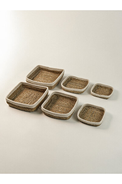 Minihol Nordi 6-Piece Wicker Organizer