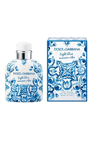 Dolce&Gabbana دولتشي اند غابانا لايت بلو سمر فايبس بور هوم للرجال - أو دي توا...