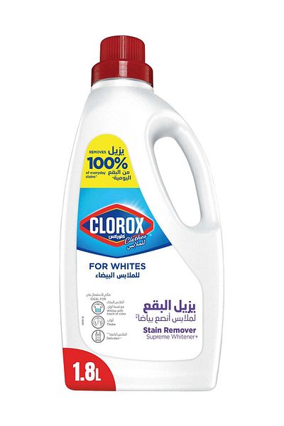 Clorox Liquid Stain Remover And Color Booster For White Clothes Purple 1.8Liters