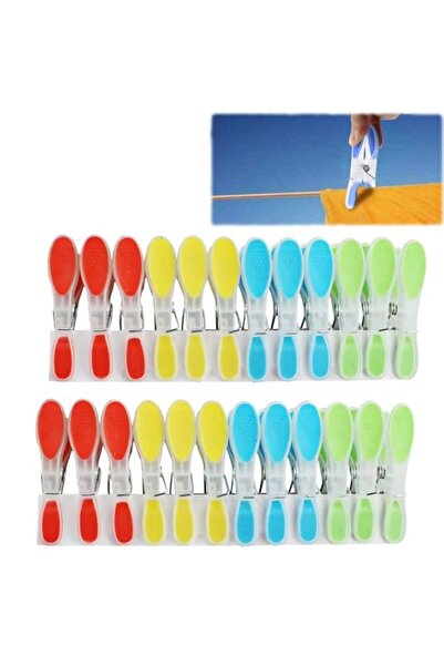 Generic مشابك غسيل ELECDON القوية لتجفيف الملابس، مشابك غسيل منزلية مقاومة لل...