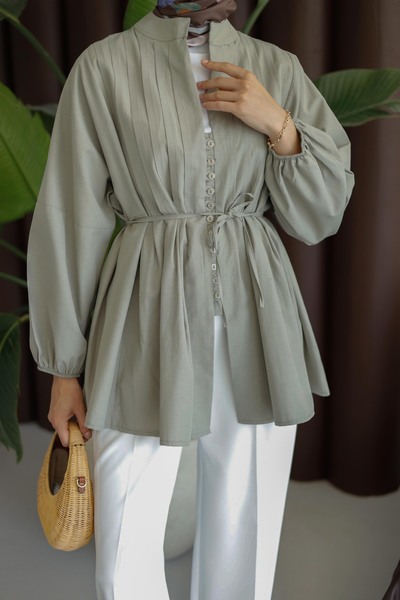 MOONSC Ribbed Linen Tee Shirt