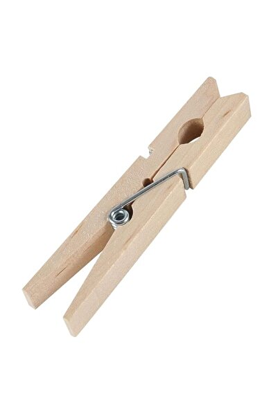 Generic 20 قطعة من مشابك الغسيل المصنوعة من الخيزران الطبيعي، مشابك الغسيل ال...