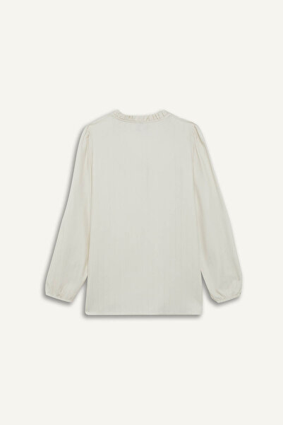 DeFacto Ecru Γυναικείο Πουκάμισο F0226AX/ER105