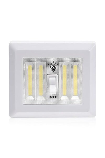 Generic مفتاح إضاءة خزانة AlltroLite LED | مصباح ليلي لاسلكي يعمل بالبطارية ب...