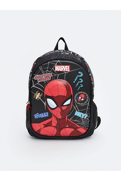 LC Waikiki ACCESORII LCW SEZON NOU Geantă de școală pentru băiat cu imprimeu Spider-Man