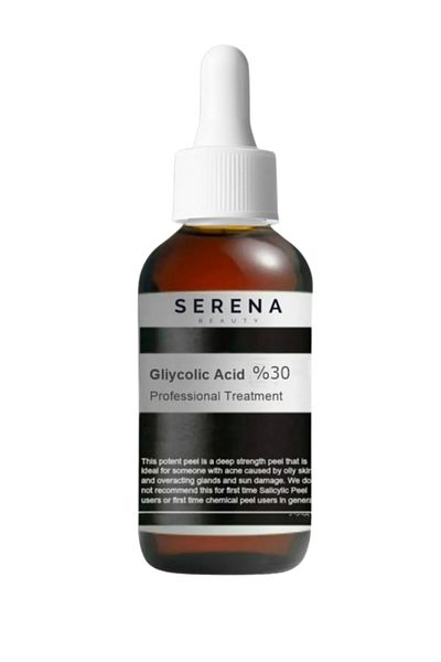 serena beauty 30% Glycolic Acid Serum – Skin Renewing Peeling Effect Serum - 50 ml - Chemical Peeling