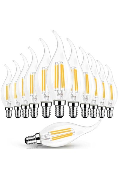 Generic لمبات LED قابلة للتعتيم E14، شمعدان، 60 وات، مكافئة للمصابيح المتوهجة...