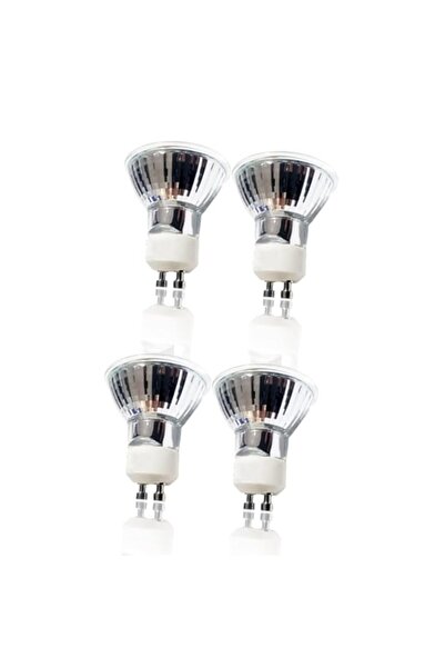 Generic مصابيح هالوجين Honwor® قابلة للتعتيم GU10، لون أبيض دافئ، 50 وات 120 ...