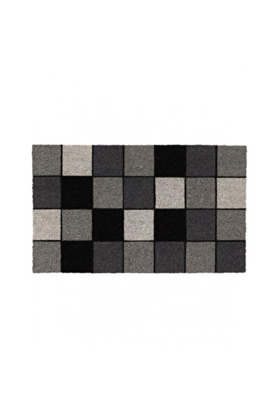 Luance Carlota Checked Pattern Rectangular Door Mat 45 x 75cm
