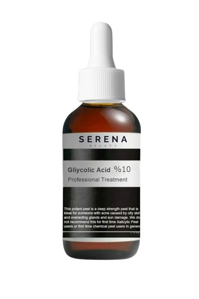 serena beauty 10% Glycolic Acid Serum – Skin Renewing Peeling Effect Serum - 50 ml - Chemical Peeling