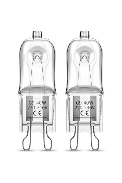 Generic لمبات فرن BrightArk هالوجين G9، 40 واط، 220 فولت، لمبات هالوجين G9، م...