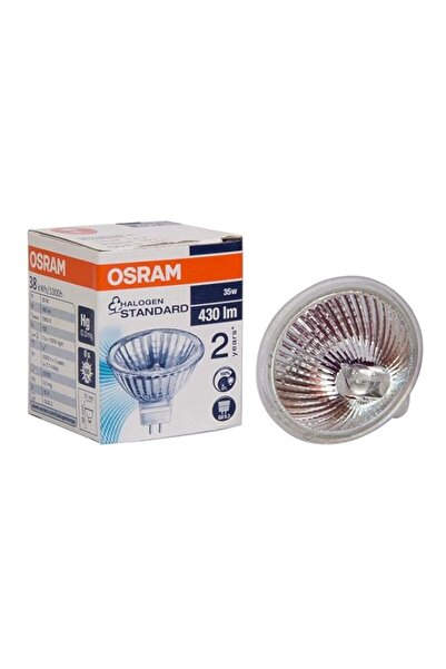Generic مصباح هالوجين ثنائي اللون GU5.3 من أوسرام، 12 فولت، 35 واط، 430 لومن،...
