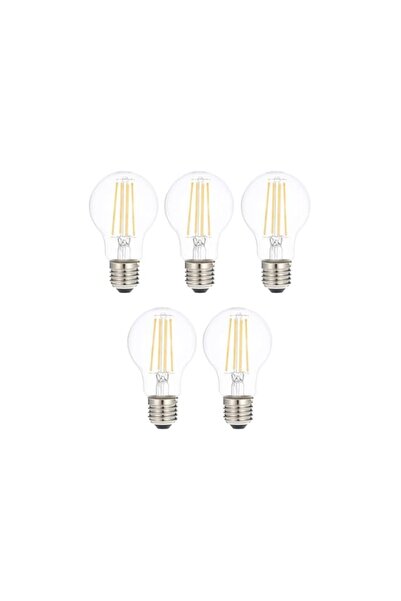 Generic لمبة LED Osram E27 ذات خيط أبيض بارد شفاف، قيمة كلاسيكية A60، 7.5 واط...