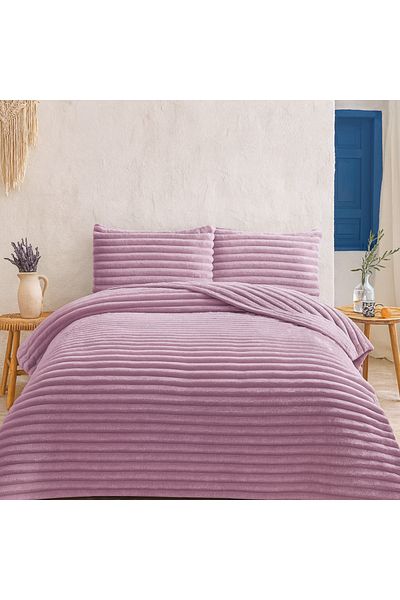 Evimcim Double Bedspread Set 230X250 cm + 2 Pillowcases 50X70 cm Soft and Stylish Textured