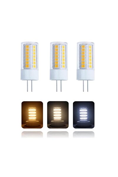Generic عبوة من 3 لمبات LED G4 - ثلاثة ألوان متغيرة: أبيض دافئ | أبيض بارد | ...
