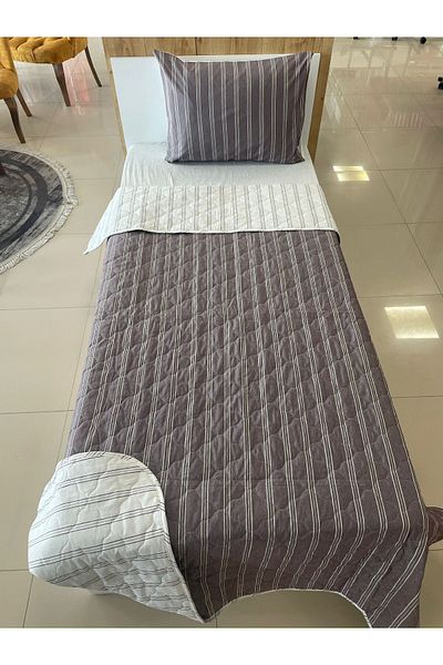 VİLERA HOME Single Pillow with Cover 155*215 Double Way Multi-Purpose Bed Cover