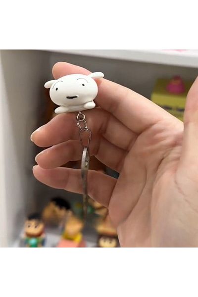 Teo Key Holder, , House Model and White Dog Keychain, 7x6x4cm