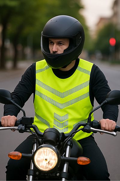 Teknik 360 Degree High Visibility Neon Reflective Vest Mesh Fabric Safety Vest