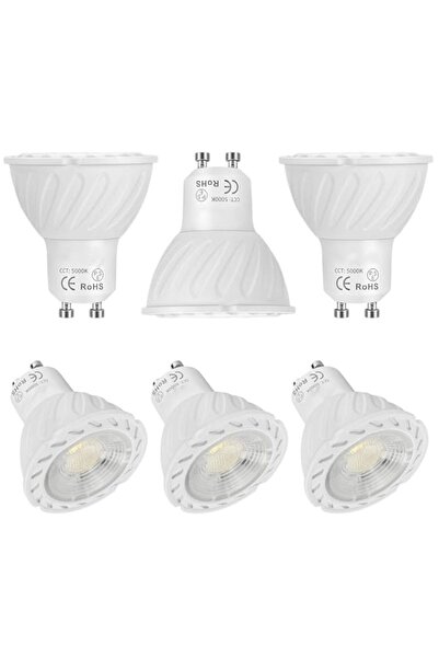 Generic لمبة SYOSI LED GU10 محمية للعين، عبوة من 6 قطع، لمبة GU10 بديلة للإضا...