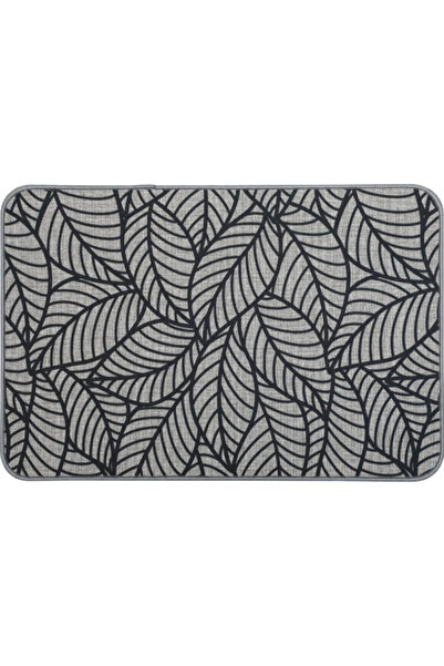 Luance سجادة مطبخ مستطيلة مطبوعة بأوراق الغابة مقاس 40 × 60 سم