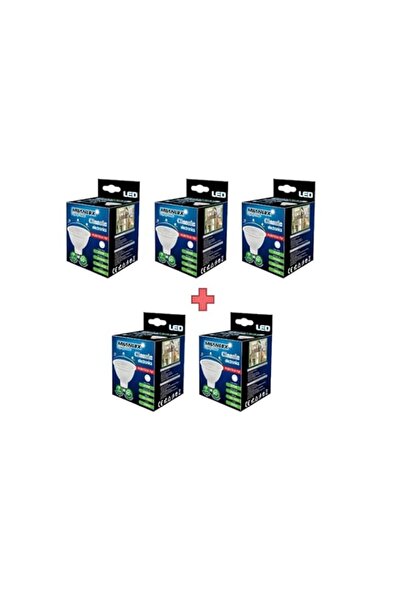 Generic مصباح LED من MILANLUX، غير قابل للتعتيم، 560 لومن، أبيض نهاري (6500)،...