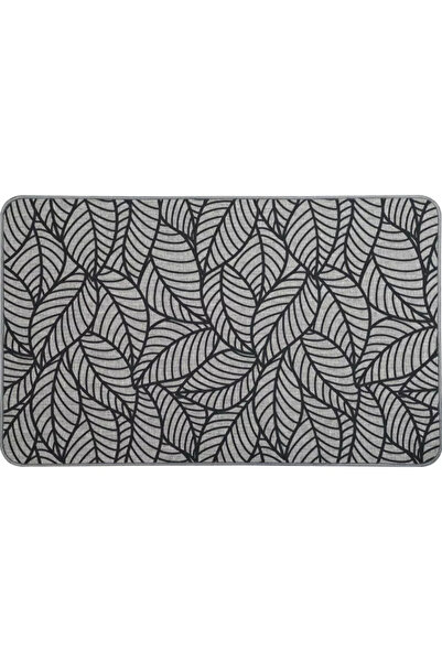 Luance سجادة مطبخ مستطيلة مطبوعة بأوراق الغابة 50 × 80 سم