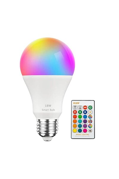 Generic YU WELL LED Smart RGBW Led Bulbs with Remote Control 24 Color Changin...