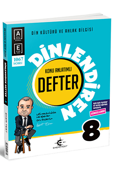 Efsane Yayınları 8.Sınıf Eker Test Din Kültürü Dinlendiren Defter Konu Anlatı...