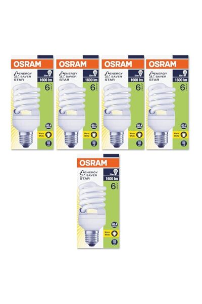 Generic مصباح أوسرام دولوكستار ميني تويست كومباكت فلورسنت مدمج، حلزوني الشكل،...