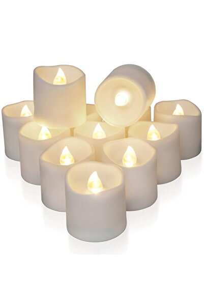 Generic Excefore Flameless LED Votive Candles, 12 Pcs Long Lasting Battery Op...