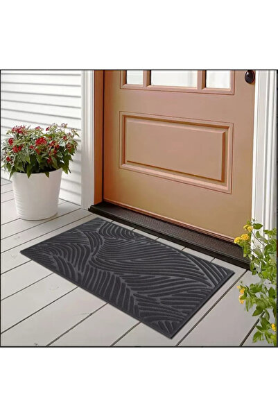 Luance Vague Rectangular Non-Slip Door Mat 43.5 x 75cm