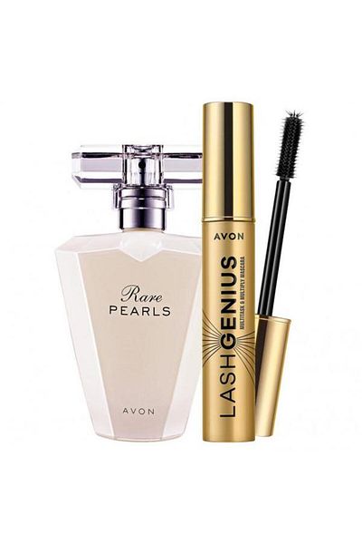 AVON Rare Pearls Eau de Parfum & Lash Genius Multi task & Multi ply Mascara