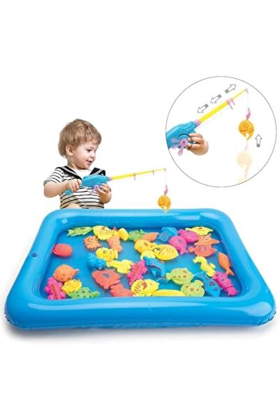 Fun Moment Fishing Game with Inflatable Pool