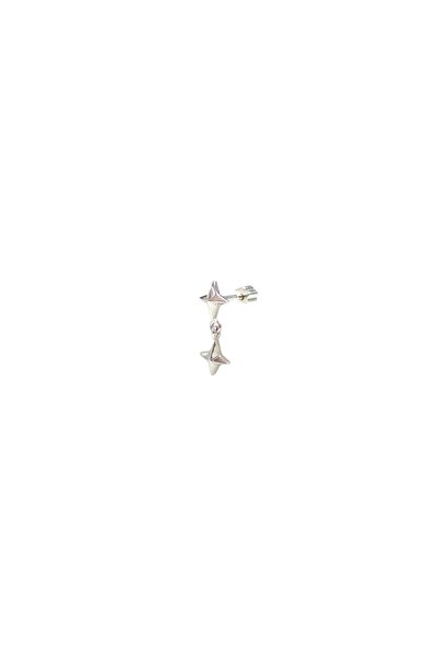 Güler Yüzlü Silver SALLANTILI KUTUP GÜMÜŞ TRAGUS PIERCING - RODYUM BEYAZ