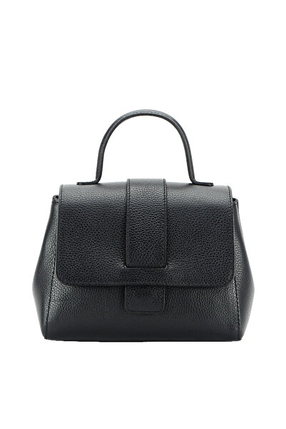 SOFILINE Geantă neagră din piele naturală 1047 123