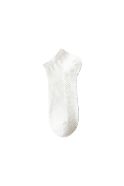 OEM Set of 3 pairs of men's socks, short, breathable and comfortable, cotton, white, 35-44 E