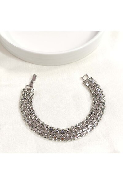 Güler Yüzlü Silver سوار XUPING 12 ملم أبيض 18 سم
