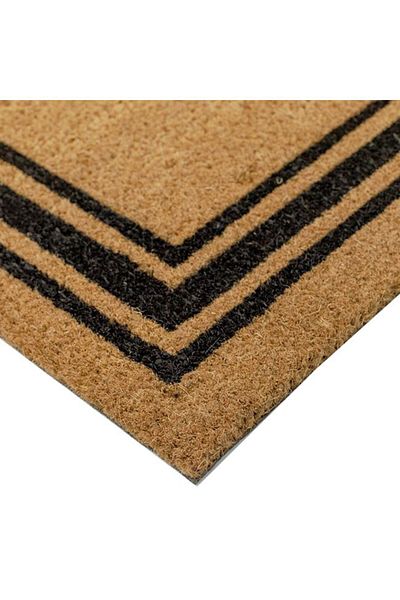TOPI TOY Entrance mat, natural color, with Home message, 90×60 cm