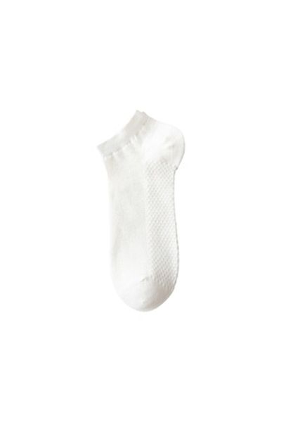 OEM Set of 3 pairs of men's socks, short, breathable and comfortable, cotton, white, 35-44 E