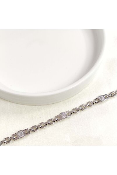 Güler Yüzlü Silver سوار XUPING 5 ملم أبيض 19 سم