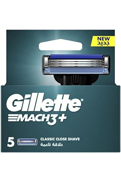 Gillette Mach3+ Men's Refillable Razor: 5 Blade Refills