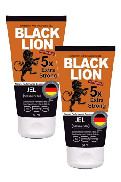 Subutu Black Lıon Jel Sertleştirmeli Büyütmeli Erkek Kremi 50ml X 2 Adet