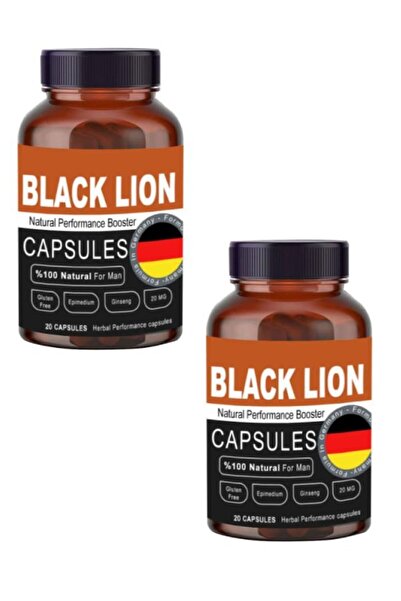 Alleben Black Lion Men Booster Erkeklere Özel Bölge Destekleyici 20'li x 2 adet