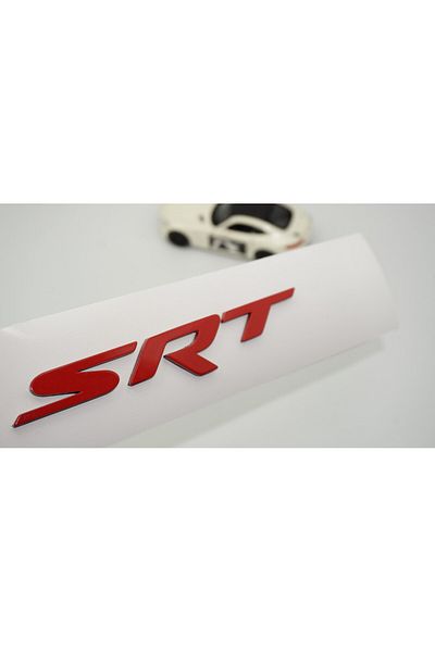 DK Tuning Dodge Challenger Billet Srt Red Logo Emblem